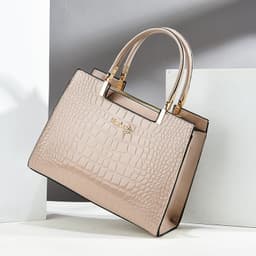 image-Women's Fashion Patent Leather Shoulder Bag