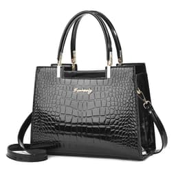 image-Women's Fashion Patent Leather Shoulder Bag