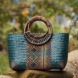 image-Straw Woven Women's Bag Leisure Holiday Handbag