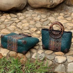image-Straw Woven Women's Bag Leisure Holiday Handbag
