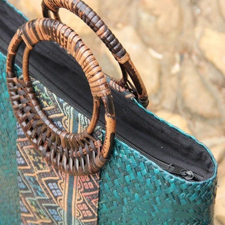 image-Straw Woven Women's Bag Leisure Holiday Handbag