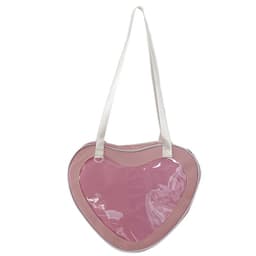 image-Simple All-match Heart-shaped Transparent Hand Crossbody Bag