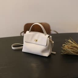 image-Soft Cowhide Commuter Bag Portable Shoulder Simple Large Capacity Crossbody Women's Bag
