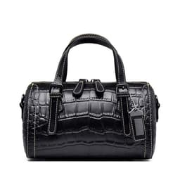 image-Women's Fashion Crocodile Pattern Leather Crossbody Handbag