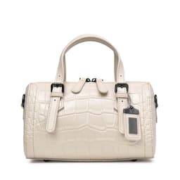 image-Women's Fashion Crocodile Pattern Leather Crossbody Handbag