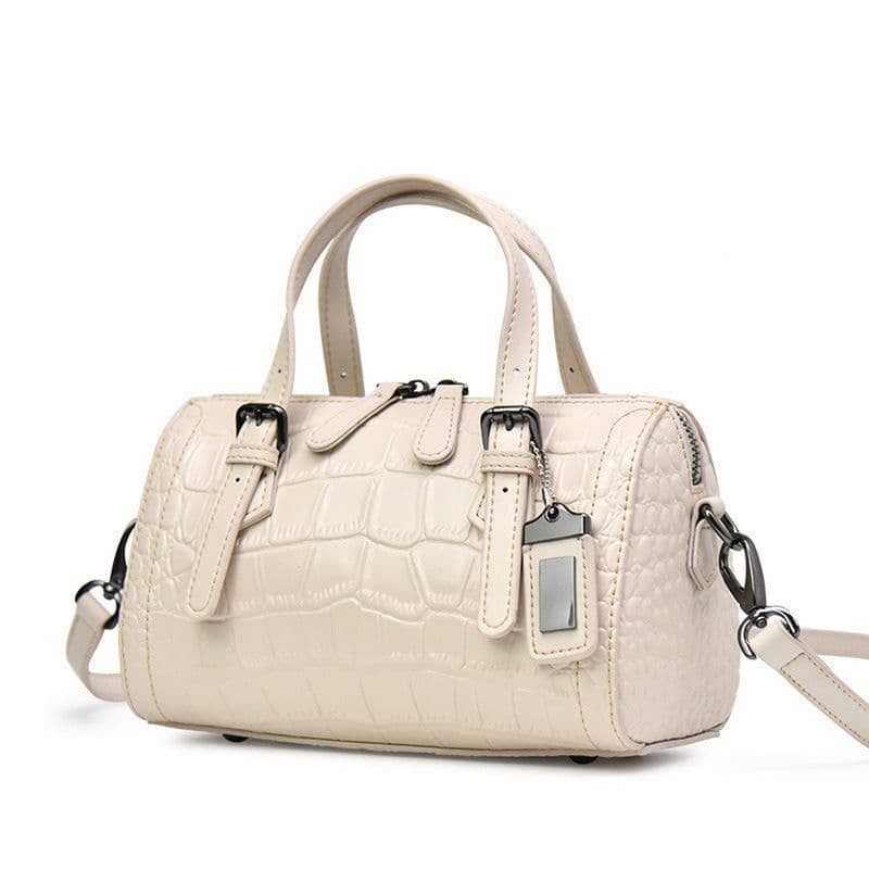 image-Women's Fashion Crocodile Pattern Leather Crossbody Handbag