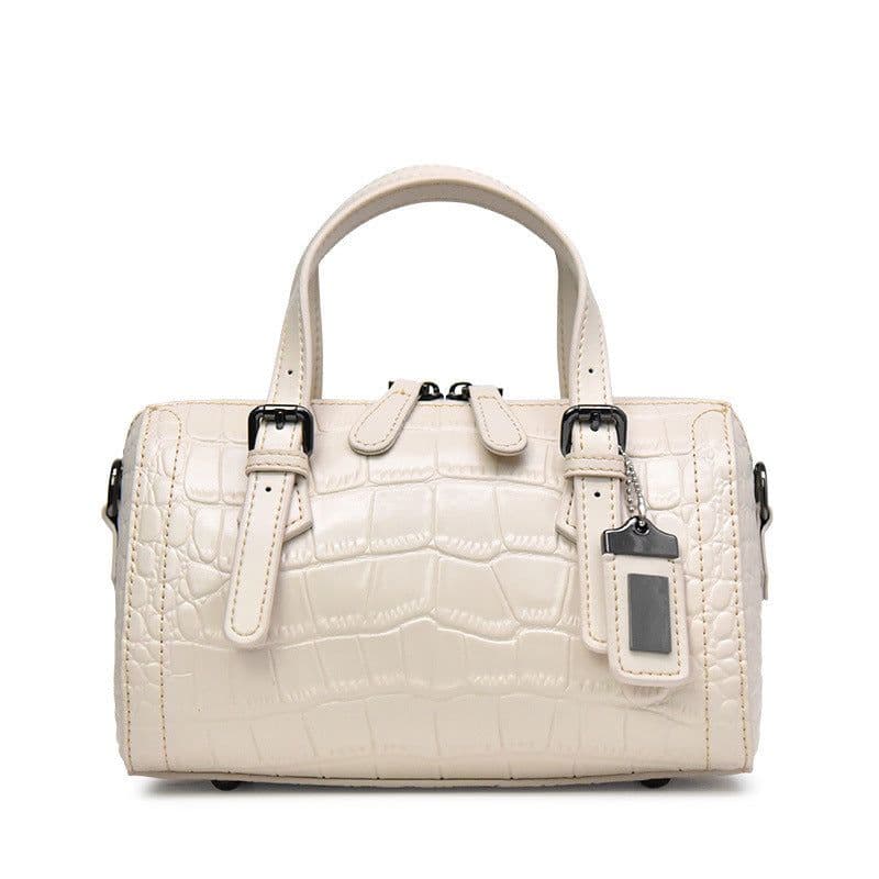 image-Women's Fashion Crocodile Pattern Leather Crossbody Handbag
