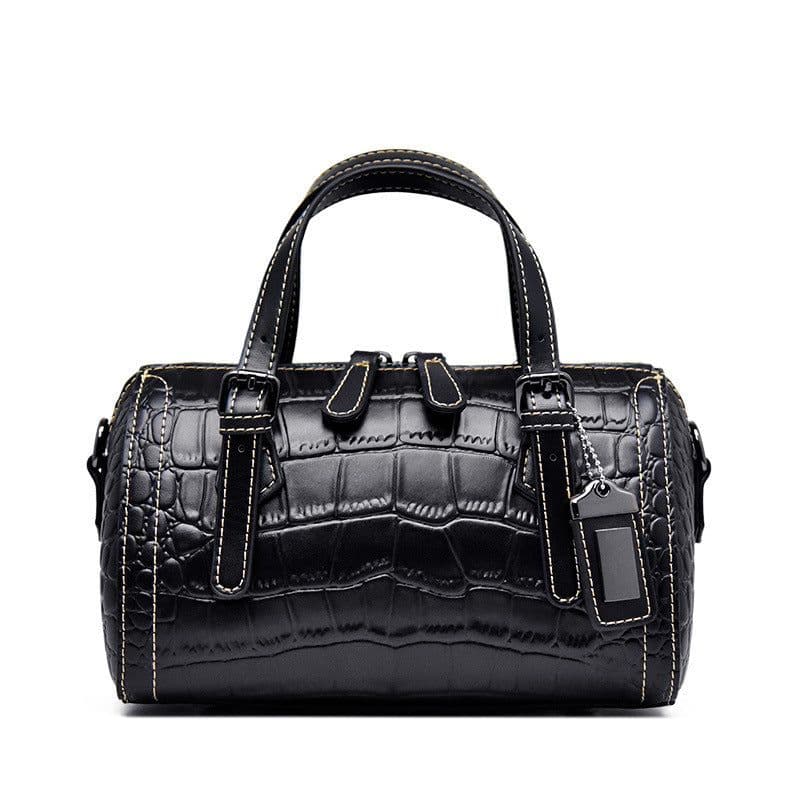 image-Women's Fashion Crocodile Pattern Leather Crossbody Handbag