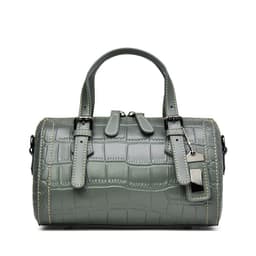 image-Women's Fashion Crocodile Pattern Leather Crossbody Handbag