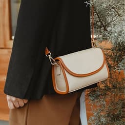 image-Fashionable Stylish Contrast Color Niche Style Crossbody Bag