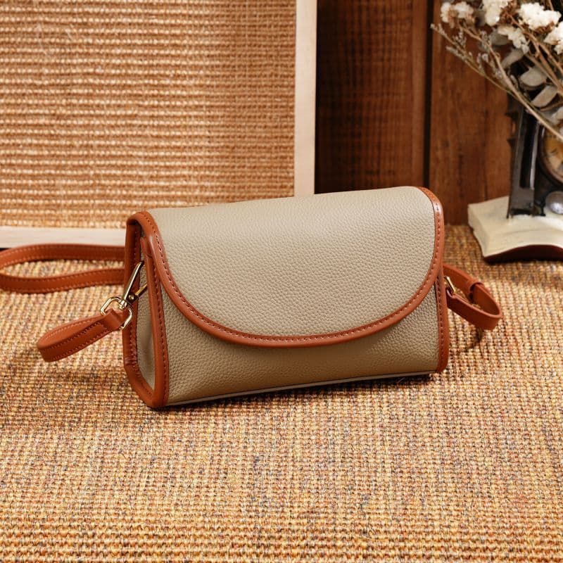 image-Fashionable Stylish Contrast Color Niche Style Crossbody Bag