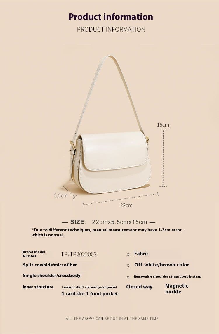 image-Genuine Leather Women's All-match High-grade Shoulder Bag