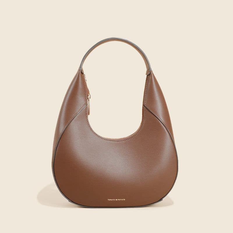 image-Women's Versatile Special-interest Design Shoulder Bag Genuine Leather High-grade