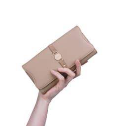 image-Women's Leather Purse Long And Simple Fashion