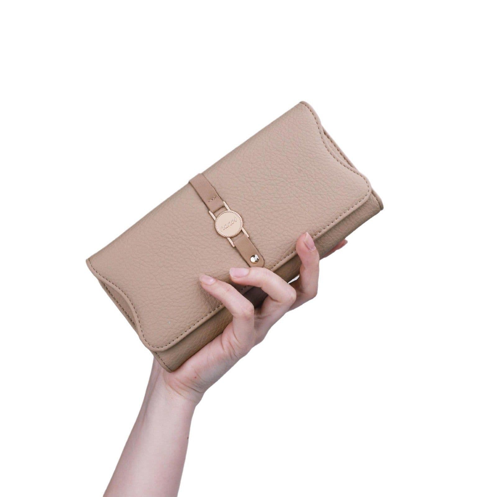 image-Women's Leather Purse Long And Simple Fashion