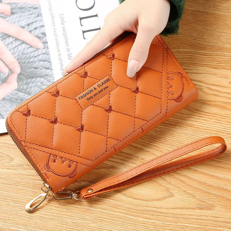 image-Women's Wallet Long Fashion Single Zipper