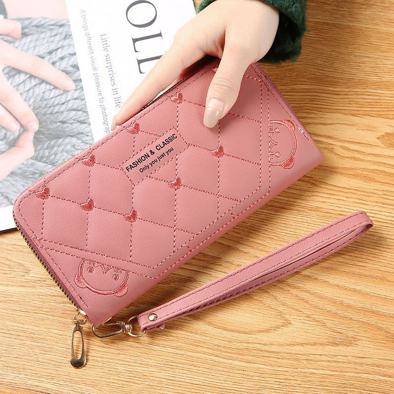 image-Women's Wallet Long Fashion Single Zipper