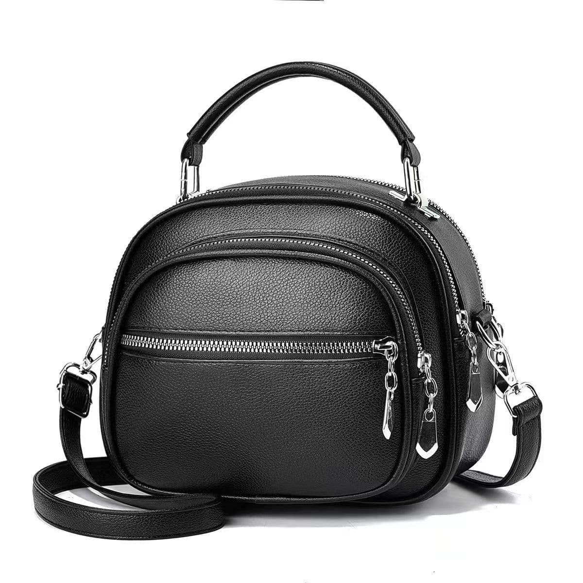 image-Multi-layer Messenger Bag Women's Simple Large Capacity