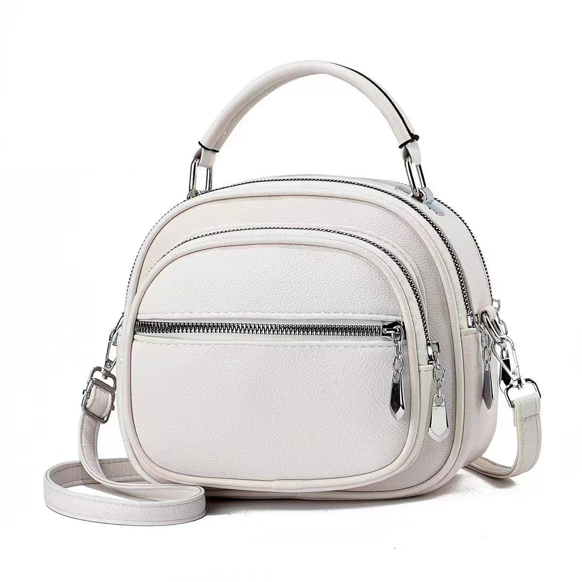 image-Multi-layer Messenger Bag Women's Simple Large Capacity