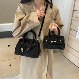 image-Retro Fashion Portable Large Capacity Bag Ladies