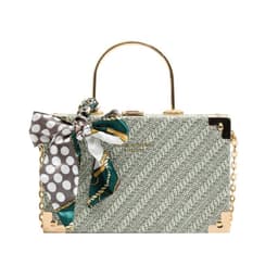 image-Silk Scarf Portable Small Square Bag Fashion Twill