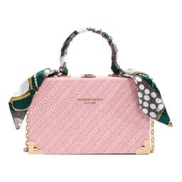 image-Silk Scarf Portable Small Square Bag Fashion Twill