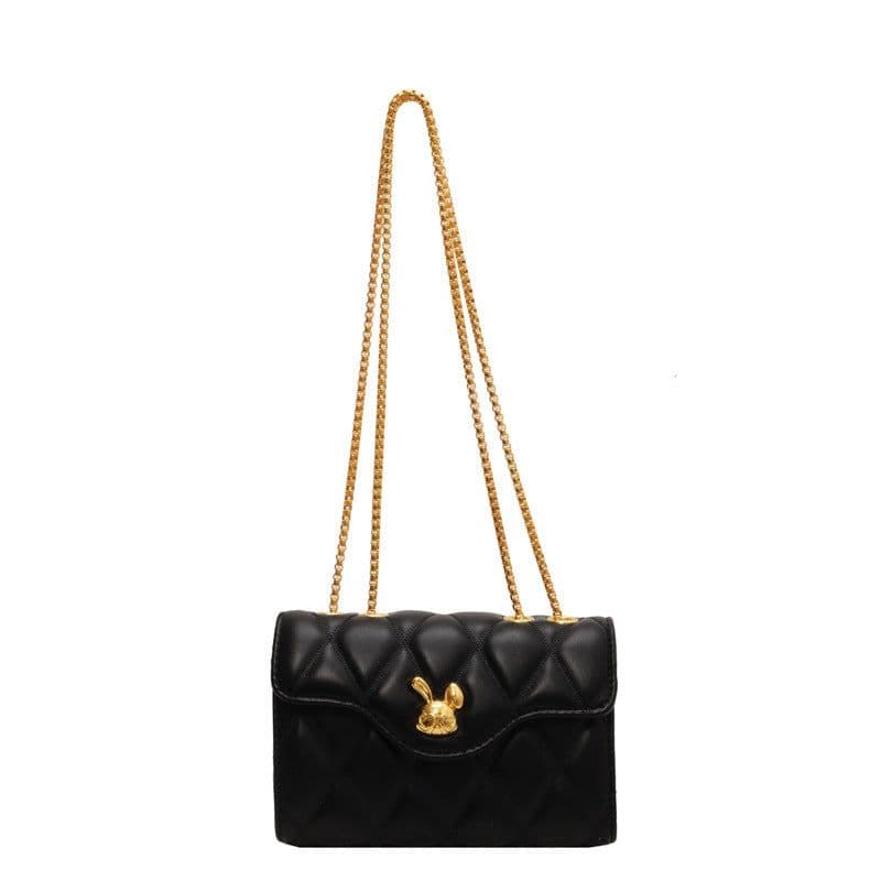 image-Women's Fashion Diamond Chain Small Square Bag