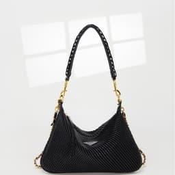 image-Creative Weaving Leather One-shoulder Crossbody Bag