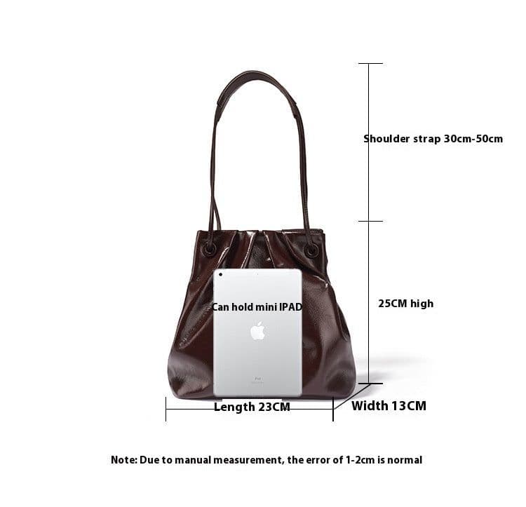 image-New Drawstring Bucket Bag Women's Shoulder Crossbody
