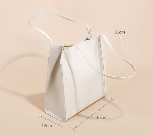 image-Genuine Leather Women's Bag Large Capacity Niche Commuter