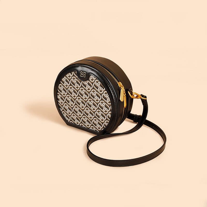 image-Presbyopic Korean Style Round Girls High Sense Niche Phone Crossbody Bag