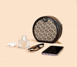 image-Presbyopic Korean Style Round Girls High Sense Niche Phone Crossbody Bag