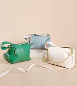 image-Genuine Leather High-grade Exquisite Shoulder Special-interest Design Cowhide Crossbody Women's Bag