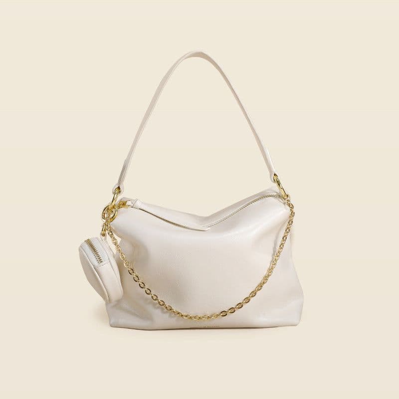 image-Genuine Leather High-grade Exquisite Shoulder Special-interest Design Cowhide Crossbody Women's Bag