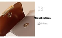 image-Crossbody Shell Bag Exquisite Contrast Color Women's Fashion All-matching