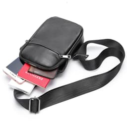image-High Texture Casual Genuine Leather Men's Multi-functional Outdoor Crossbody Commuter Chest Bag
