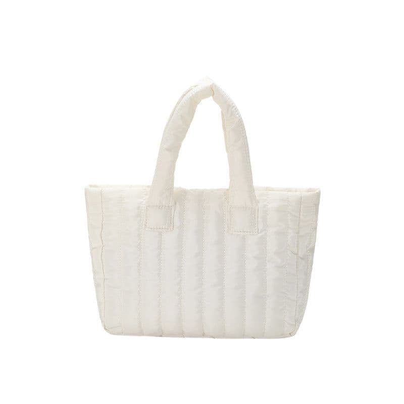 image-Women's Large-capacity Soft Striped Portable And Fashion Handbag