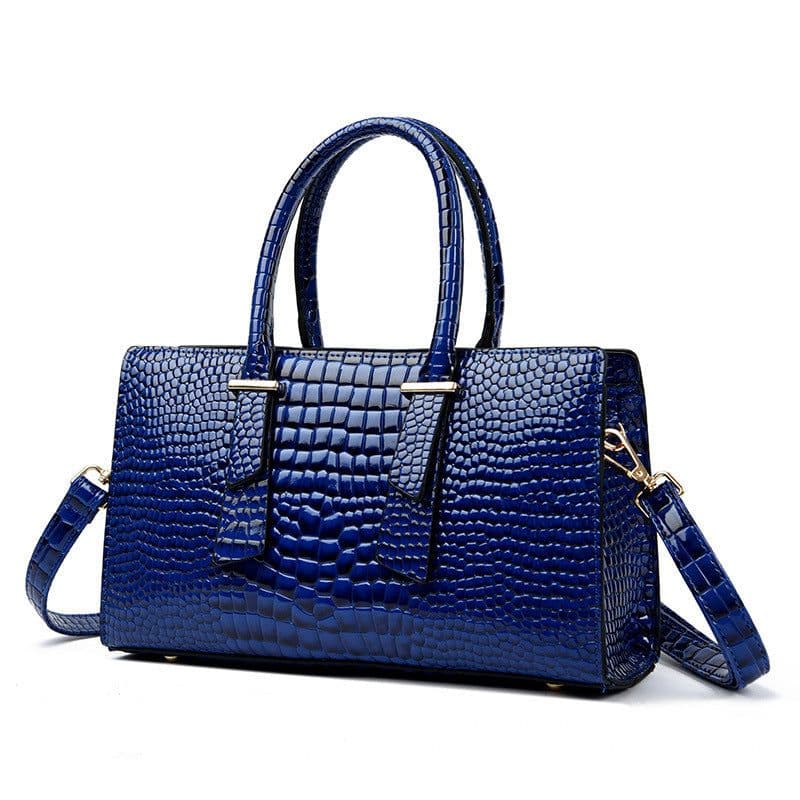 image-Women's Fashion Retro Crocodile Pattern All-match Shoulder Messenger Bag