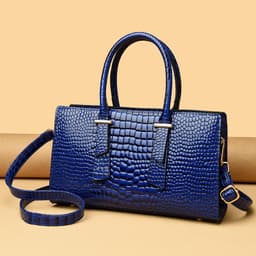 image-Women's Fashion Retro Crocodile Pattern All-match Shoulder Messenger Bag