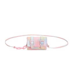 image-Fashion Color Contrast Blooming Shoulder Crossbody Small Square Bag