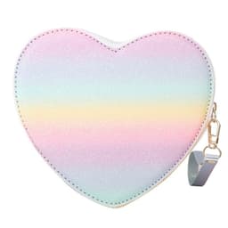 image-Colorful Shiny Love Artistic Wrist Bag Banquet Shoulder Messenger Bag