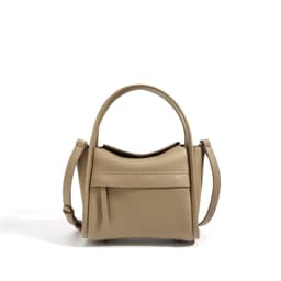 image-Women's Fashion Casual First Layer Cowhide Portable Messenger Bag