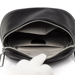 image-First Layer Cowhide Waist Bag Retro Shoulder Strap