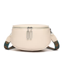 image-First Layer Cowhide Waist Bag Retro Shoulder Strap