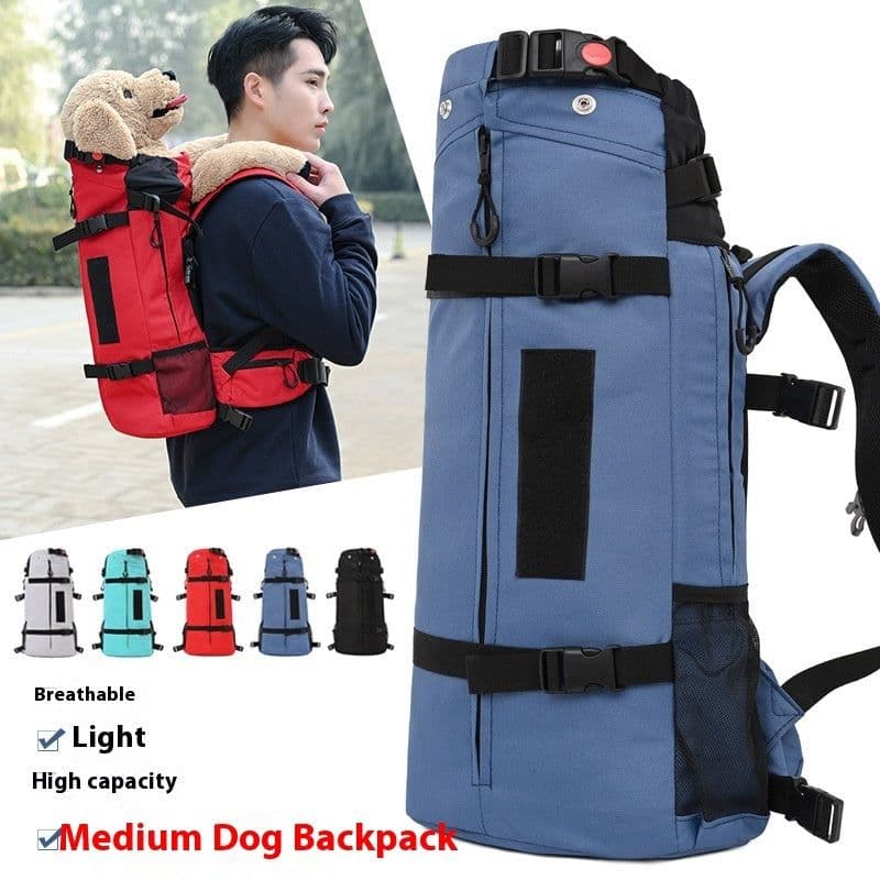 image-Dog Outing Carry Bag Pet Backpack Large Breathable Backpack