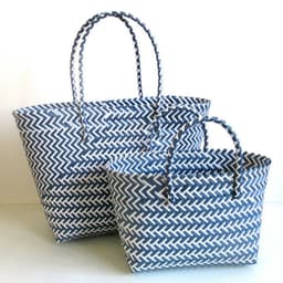 image-Woven Portable Striped Color Matching Beach Fashion Women's Bag