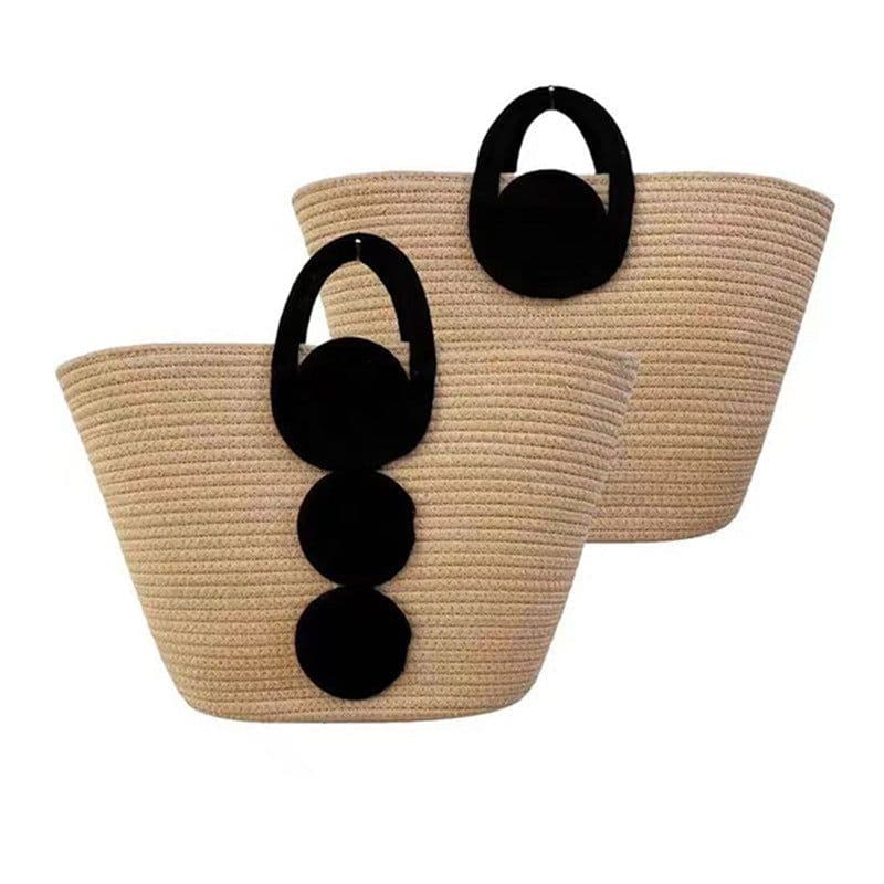 image-Hand-woven Bag Special-interest Design Simple Style Lady