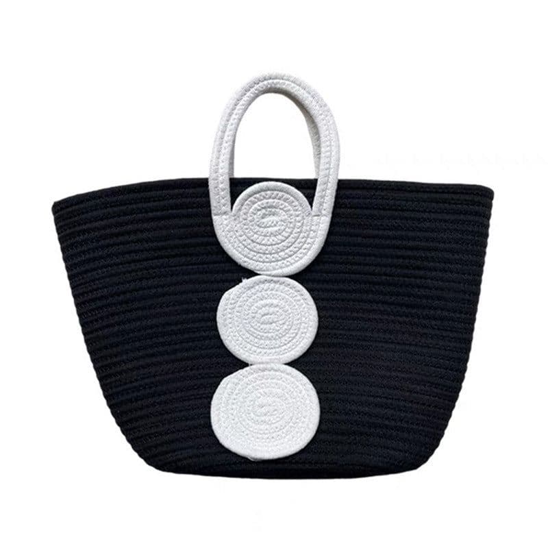 image-Hand-woven Bag Special-interest Design Simple Style Lady