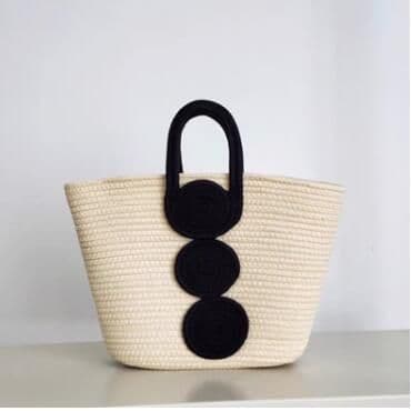 image-Hand-woven Bag Special-interest Design Simple Style Lady