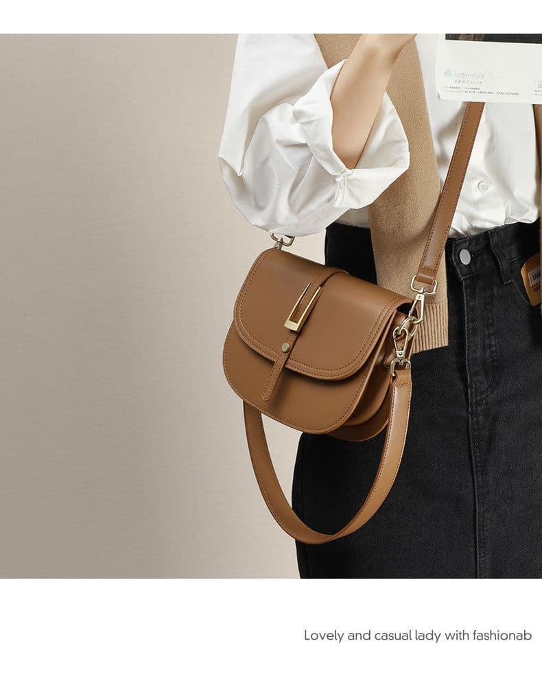 image-New Spring And Summer Fashion Messenger Bag Genuine Leather